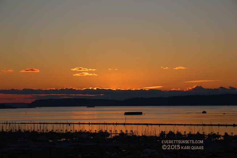 Sunset - December 4, 2013 - Everett, WA