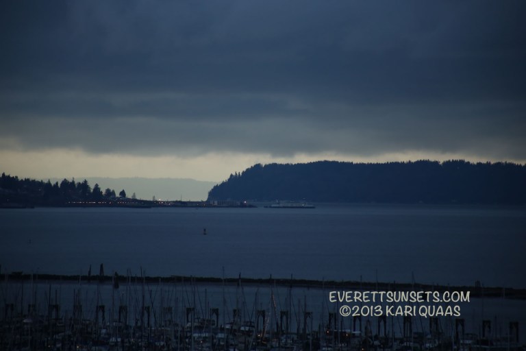 Sunset - December 12, 2013 by Kari Quaas