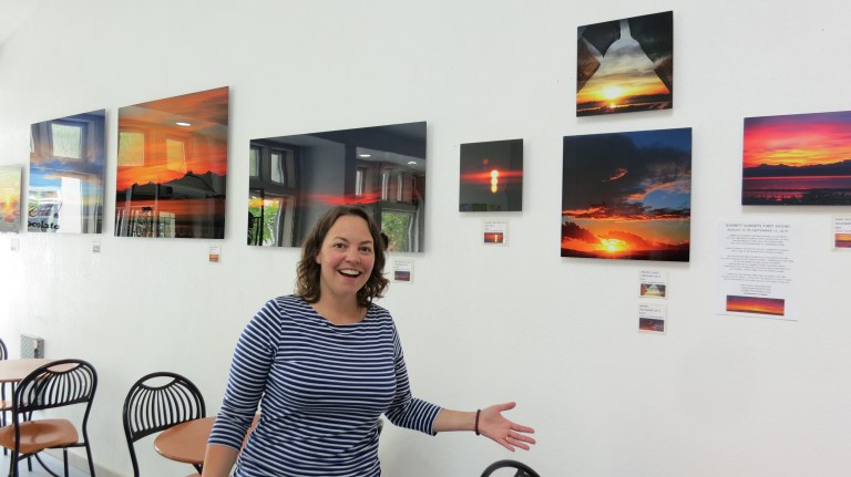 Three of the images behind in this photo have been sold! Thanks to Cheryl, mystery shopper and Jan! :-)